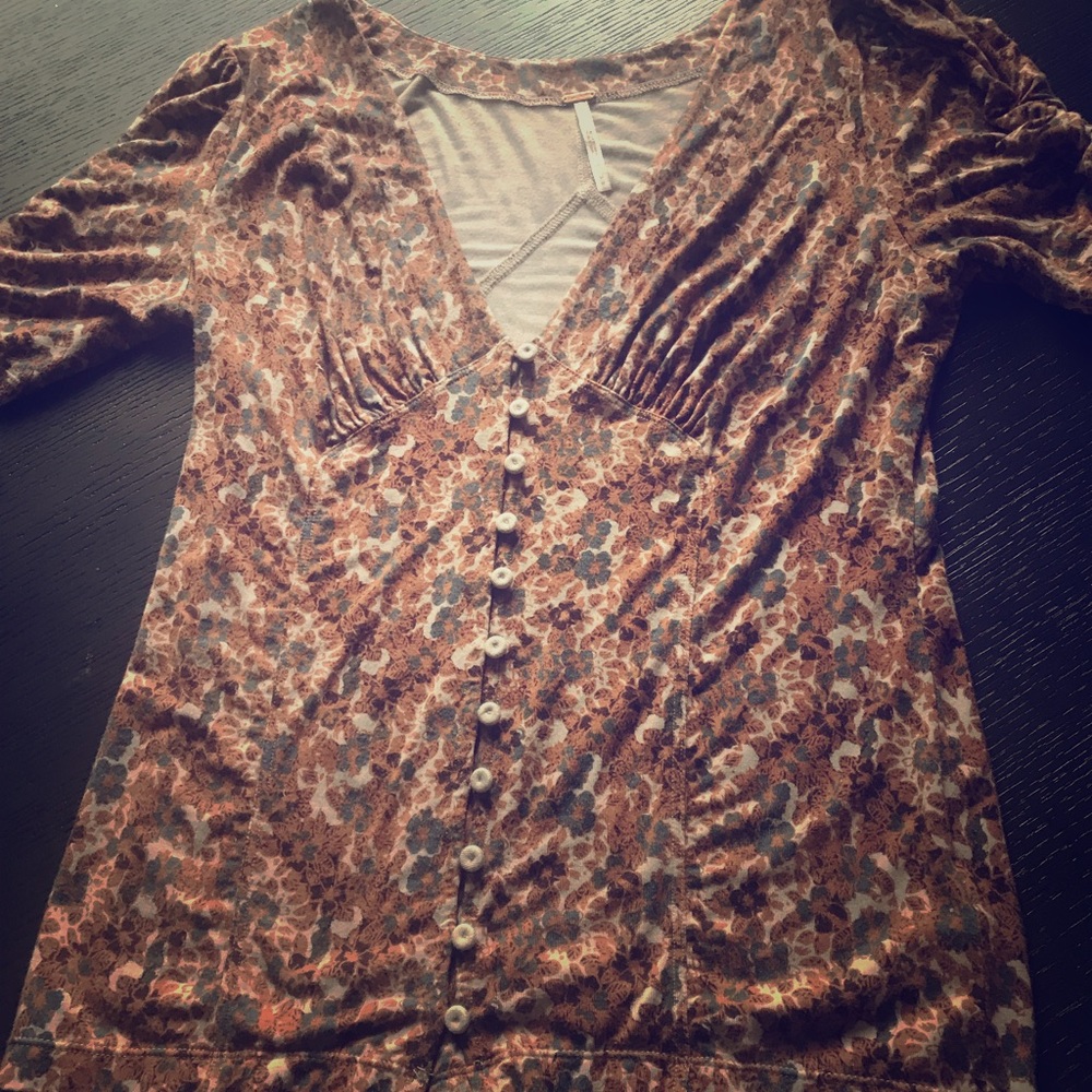 Ruched Free People Top